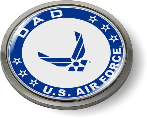 U.S. Air Force Dad Emblem (Blue Wings)